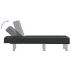 vidaXL Chaise Lounge Black