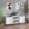 vidaXL Record Cabinet White Engineered wood Standard Record Cabinet