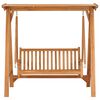 vidaXL Swing Bench 66.9" Solid Teak Wood
