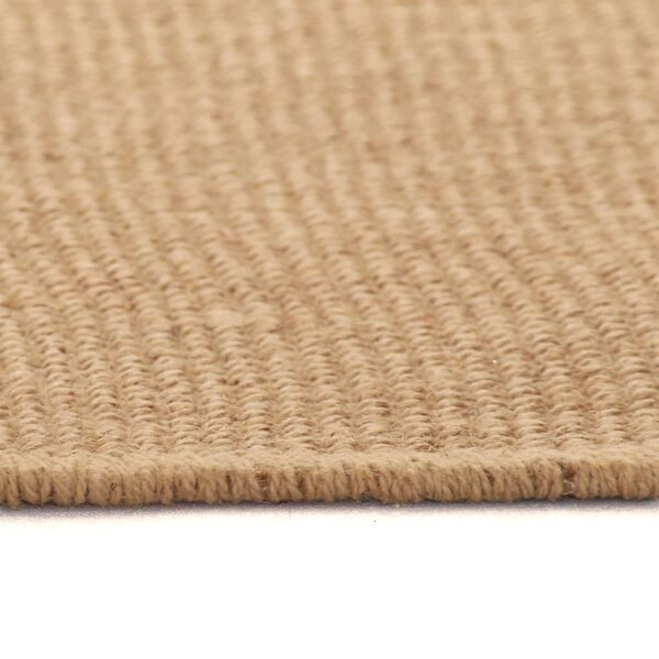 vidaXL Area Rug Natural Jute with latex backing Large Non-slip