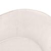 vidaXL Dog Sofa Cream Plush (80% polyester, 20% cotton), solid fir wood