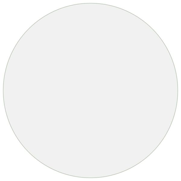 vidaXL Table Protector Clear PVC Ø 43.3 in Scratch-resistant Round