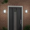 vidaXL Outdoor Wall Light 2 pcs Silver 23.5 x 9 x 26 cm