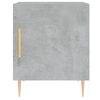vidaXL Bedside Cabinet Set of 2 Concrete Grey Engineered wood