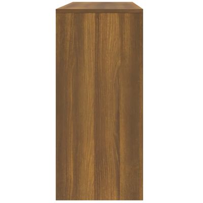 vidaXL Console Table Brown Oak 39.4"x13.8"x30.1" Engineered Wood