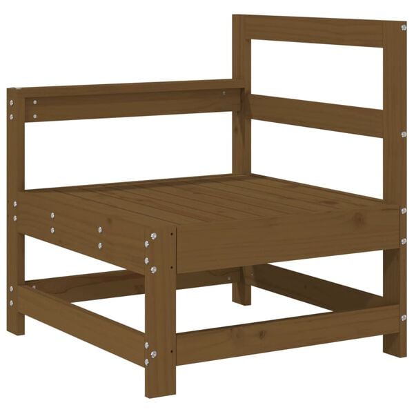 vidaXL Garden Lounge Set Honey brown Solid pine wood, Plywood Medium