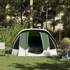 vidaXL Camping Tent Cabin 4-Person Green Waterproof