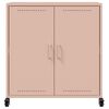 vidaXL Sideboard Pink Cold-rolled steel Medium Sideboard Rectangular