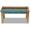 vidaXL Coffee Table Multicolor Reclaimed wood 39.4 x 23.6 x 17.7 in