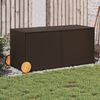 vidaXL Garden Storage Box Brown