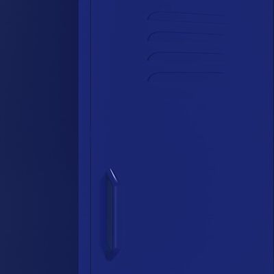 vidaXL Storage Cabinet Navy Blue 16.7"x13.8"x40" Steel