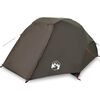 vidaXL Fishing Tent 5-Person Brown Waterproof