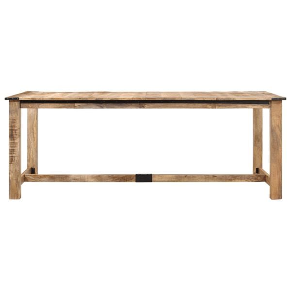 vidaXL Dining Table 78.7"x39.4"x29.5" Solid Wood Mango