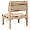 vidaXL Garden Chair Pine Solid Pine Wood Standard Durable Garden Chair