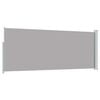 vidaXL Side Awning Grey 100% polyester fabric with PU coating