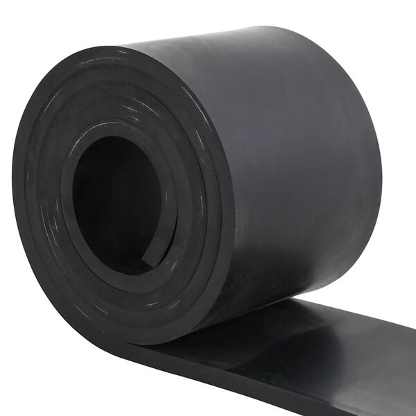vidaXL Rubber Edge For Snow Plow Black Styrene-butadiene rubber