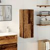 vidaXL Bathroom Hanging Cabinet Old Wood Engineered Wood Medium