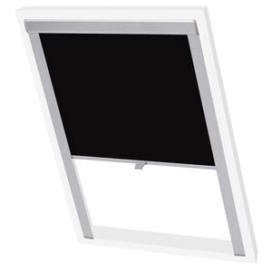 vidaXL Blackout Roller Blind Black FK06