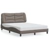 vidaXL Bed Frame Taupe