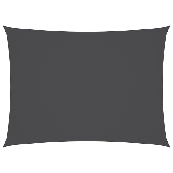 vidaXL Sunshade Sail Oxford Fabric Rectangular 9.8x14.8' Anthracite
