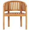 vidaXL Garden Chair Natural Teak Solid Teak Wood Medium Durable
