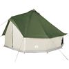vidaXL Family Tent Tipi 6-Person Green Waterproof
