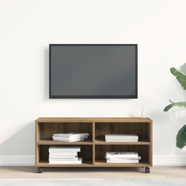 vidaXL TV Cabinet Brown 90 x 35 x 40.5 cm Engineered wood