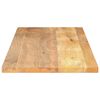 vidaXL Table Top 55.1"x19.7"x1" Rectangular Solid Wood Mango