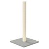 vidaXL Cat Scratching Post Light grey Engineered wood, plush, sisal