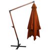 vidaXL Hanging Garden Parasol Terracotta