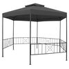 vidaXL Garden Gazebo Anthracite Powder-coated Steel Large