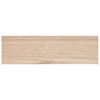 vidaXL Floating Shelf Oak veneer Engineered wood with oak veneer and metal