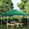 vidaXL Party Tent Roof 13.1x9.8' Green 2.95 oz/ft²