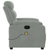 vidaXL Massage Recliner Chair Light gray