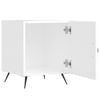 vidaXL Bedside Cabinet Set of 2 High gloss white