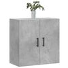 vidaXL Wall Cabinet Concrete grey Engineered wood Medium Wall Cabinet