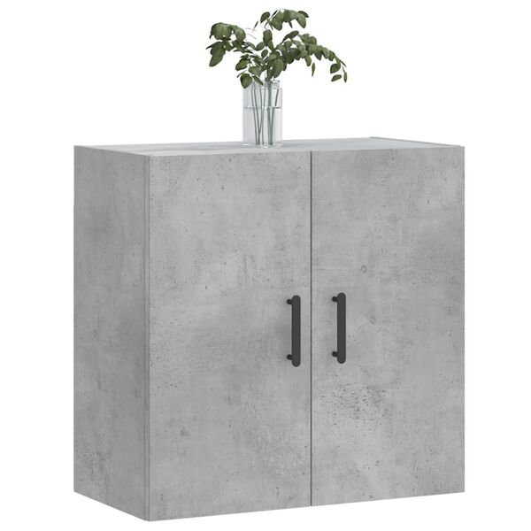 vidaXL Wall Cabinet Concrete grey Engineered wood Medium Wall Cabinet