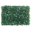  vidaXL Artificial Shrub Leaf Fence 6 pcs Green 15.7x23.6"