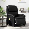 vidaXL Electric Massage Recliner Chair Black