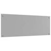 vidaXL Kitchen Backsplash Light grey 43.31 x 15.75 x 0.24 in