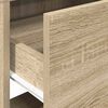 vidaXL Bedside Cabinet Sonoma oak Engineered wood Compact