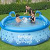Bestway Pool Blue PVC 107.9 x 29.9 in Above Ground Pool Round