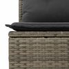 vidaXL Garden Sofa Set Grey, Dark grey