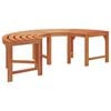 vidaXL Tree Bench Brown 160 x 160 x 45cm Solid Eucalyptus wood