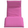 vidaXL Folding Sun lounger Pink 175x54x8,5 cm Oxford Fabric