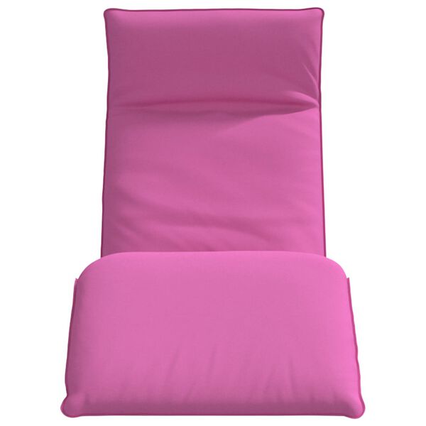 vidaXL Folding Sun lounger Pink 175x54x8,5 cm Oxford Fabric