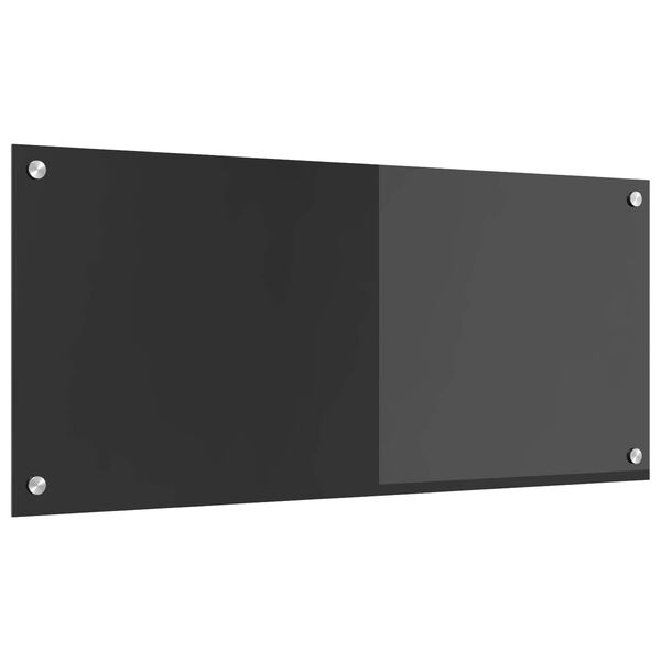 vidaXL Kitchen Backsplash Dark grey 35.43 x 15.75 x 0.24 in