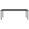 vidaXL Outdoor Dining Set Anthracite Powder-coated steel Large Durable