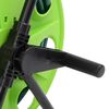 vidaXL Green Hose Reel Cart with Hose Fitting Set 0,75" 98.4 ' PVC
