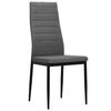 vidaXL Dining Chair Set of 4 Light Gray